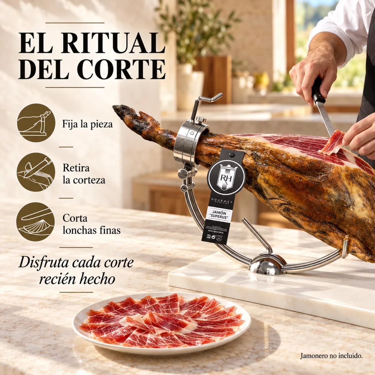 Jamon Superus curado 6 a 9 kg RH Gourmet