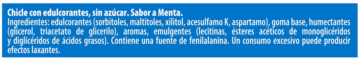 Trident Pack de chicles de menta 324 g