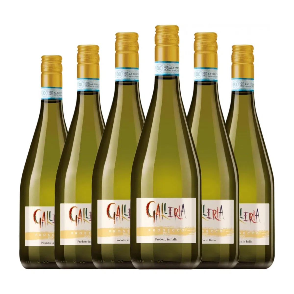 Masottina Galleria Frizzante Glera Prosecco 75 cl Espumoso blanco (Caja de 6 Botellas de 75 cl)