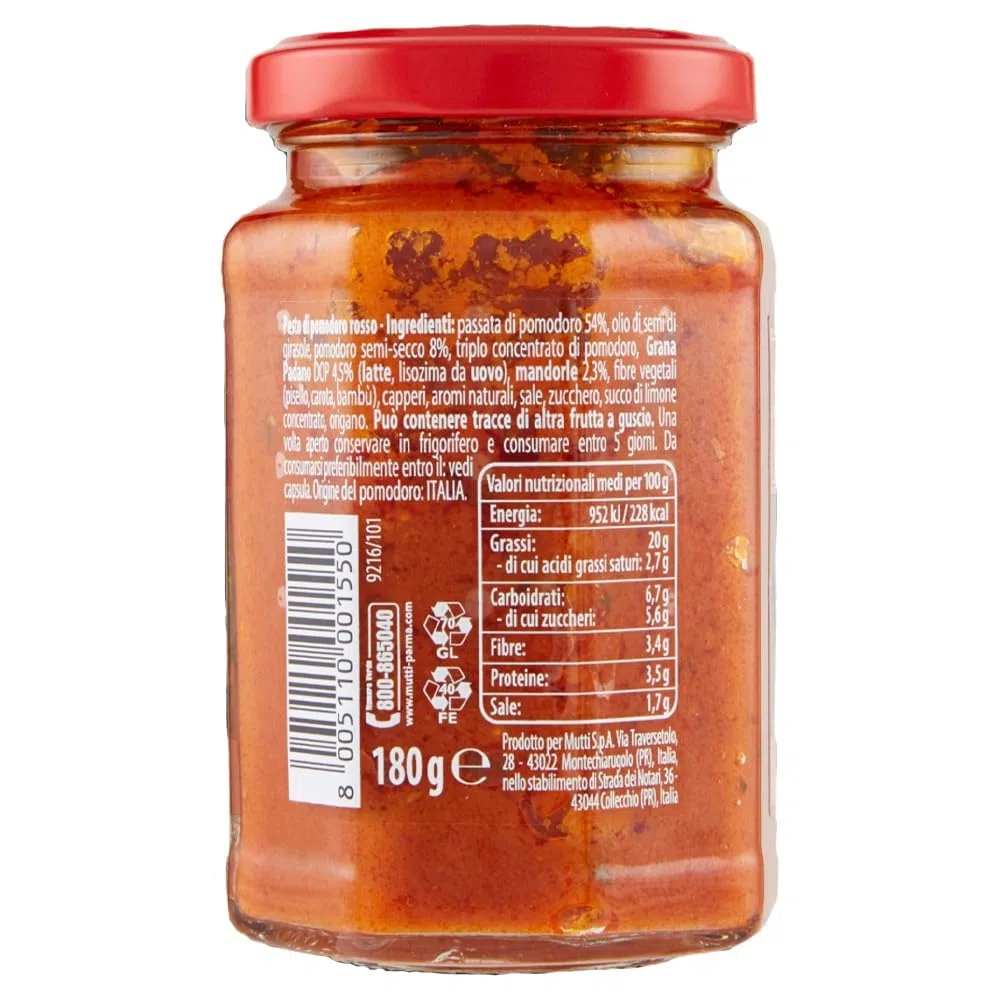 TOMATE ROJO PESTO GR.180