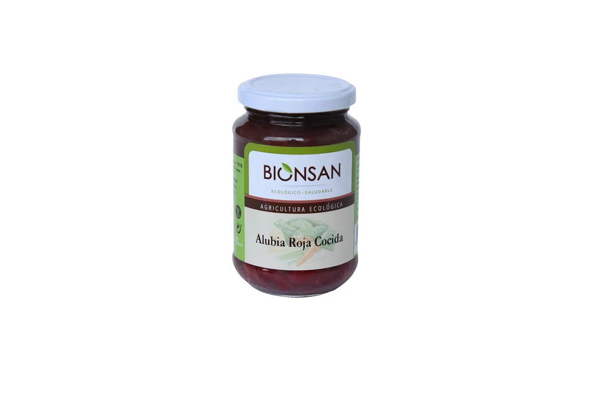 Judia roja cocida ecológica Bionsan 220g | 4x 220gr