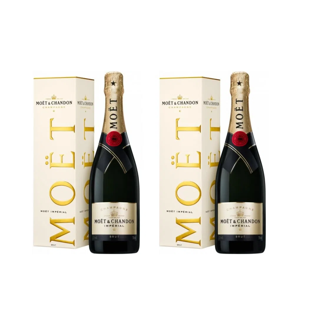 Moet & Chandon Brut Imperial 2 botellas con estuche
