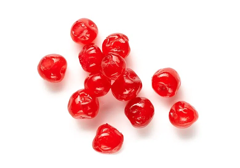 FRUTA CONFITADA - CEREZA ROJA CONFITADA ROSCÓN - CUBO 1 Kg