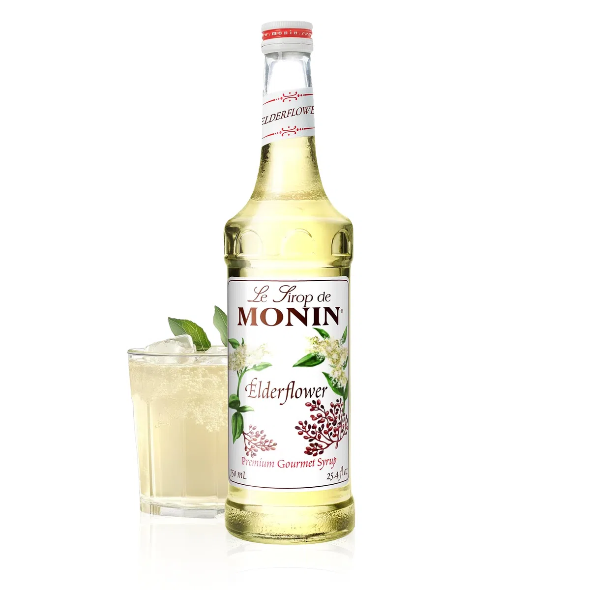 Monin Elderflower Syrup 750ml Bottle