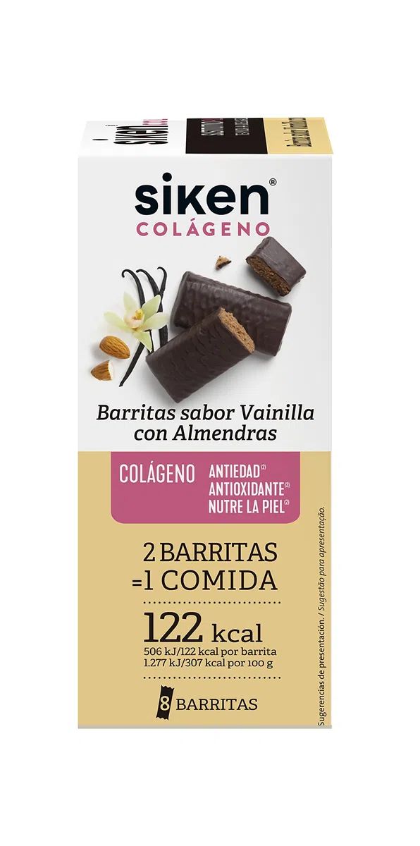 SIKEN SUSTI COLAGENO BARRITA VAINILLA 8U
