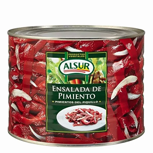 Ensalada De Pimiento Piquillo Alsur Lata 1750 G Primera