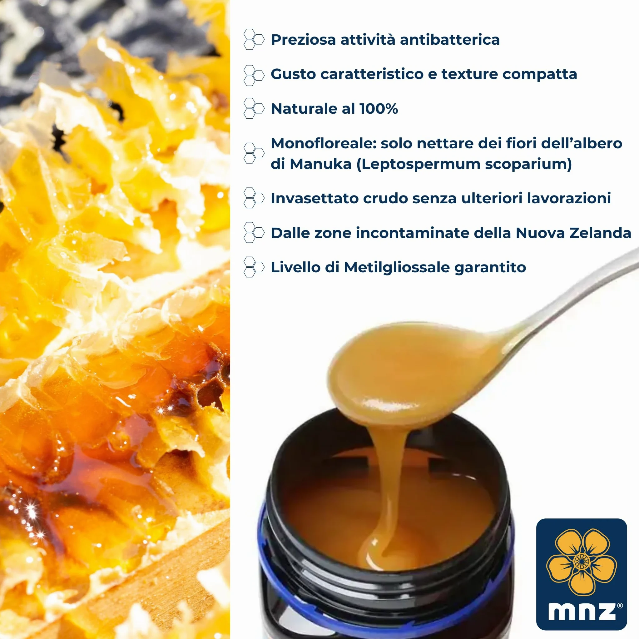 Miel DE Manuka MONOFLORAL MGO 550+ 500G