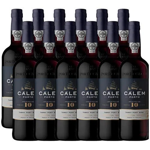 Vino de Oporto Calem 10 años - Vino Fortificado- 12 Botellas