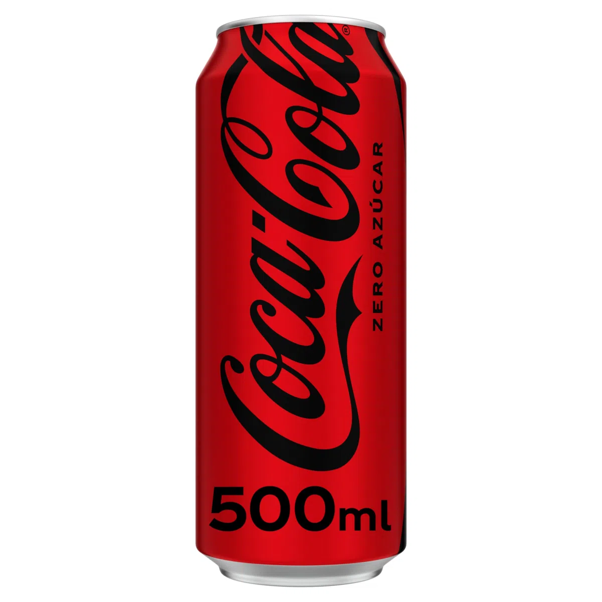 Coca-Cola Zero Azúcar, Refresco de Cola sin Azúcar, Bajo en Calorías -Pack 12 Latas de 500 ml