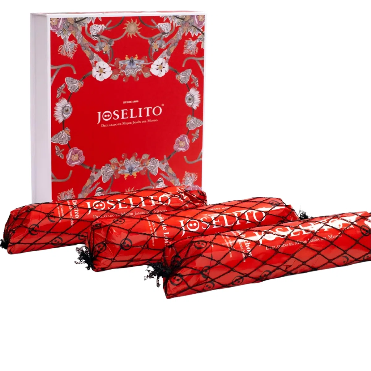 Joselito Embutidos Jamon,salchichon,lomo - 100% del Pais - Sabor auténtico, ideal para celebrar en familia o con tu pareja - Irresistiblemente bueno (Lomo+Chorizo+Salchichon)