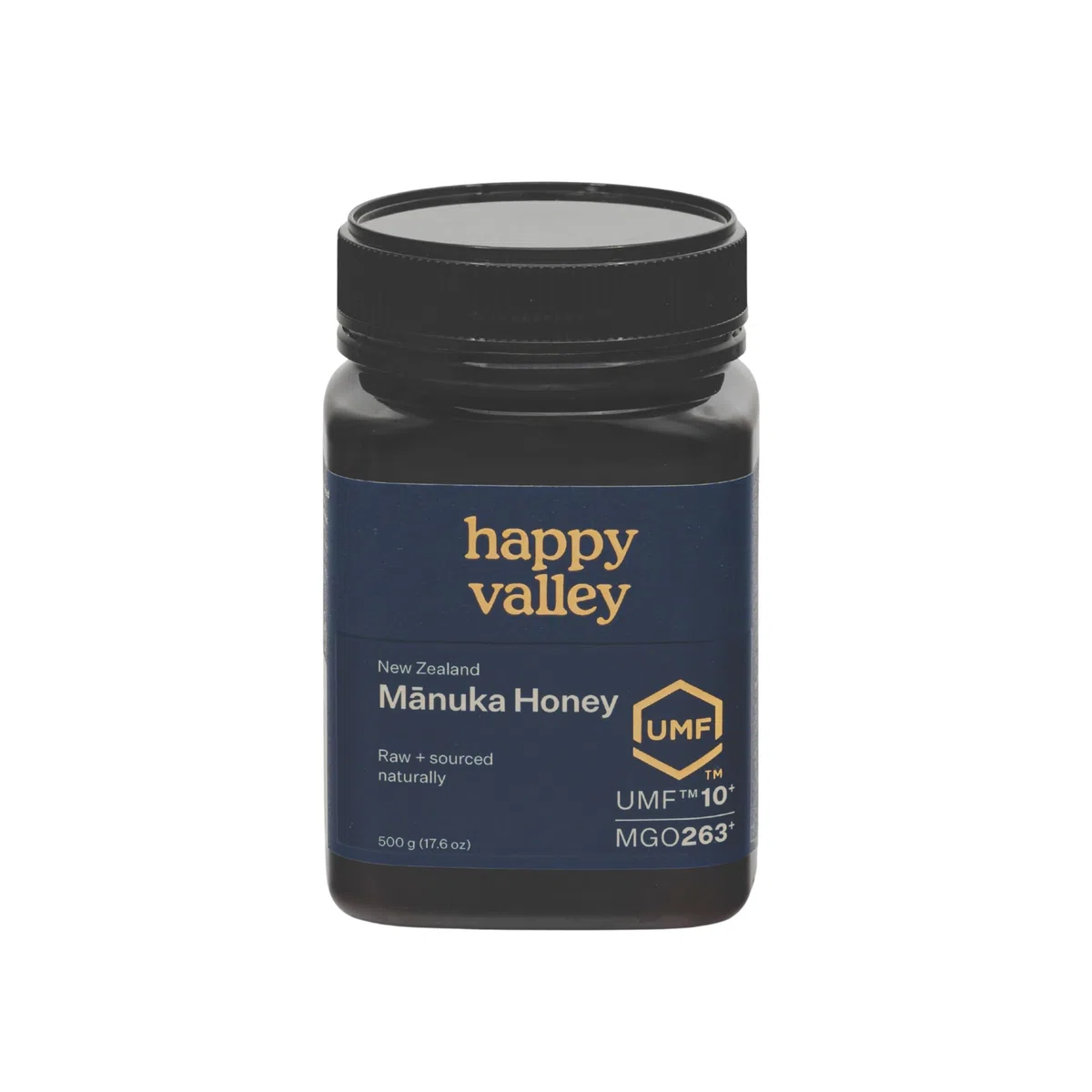 Happy Valley UMF 10+ (MGO 263+), Miel de Manuka - 500g