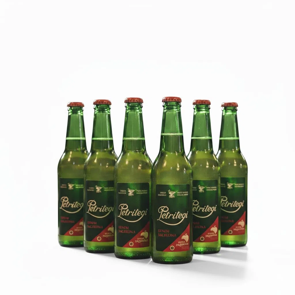Petritegi Sidra D.O. Euskal Sagardoa 33 cl – Sidra Natural Vasca 6% Vol | Elaborada 100% con Manzana Autóctona | Fresca, Equilibrada y Artesanal (Pack 6)