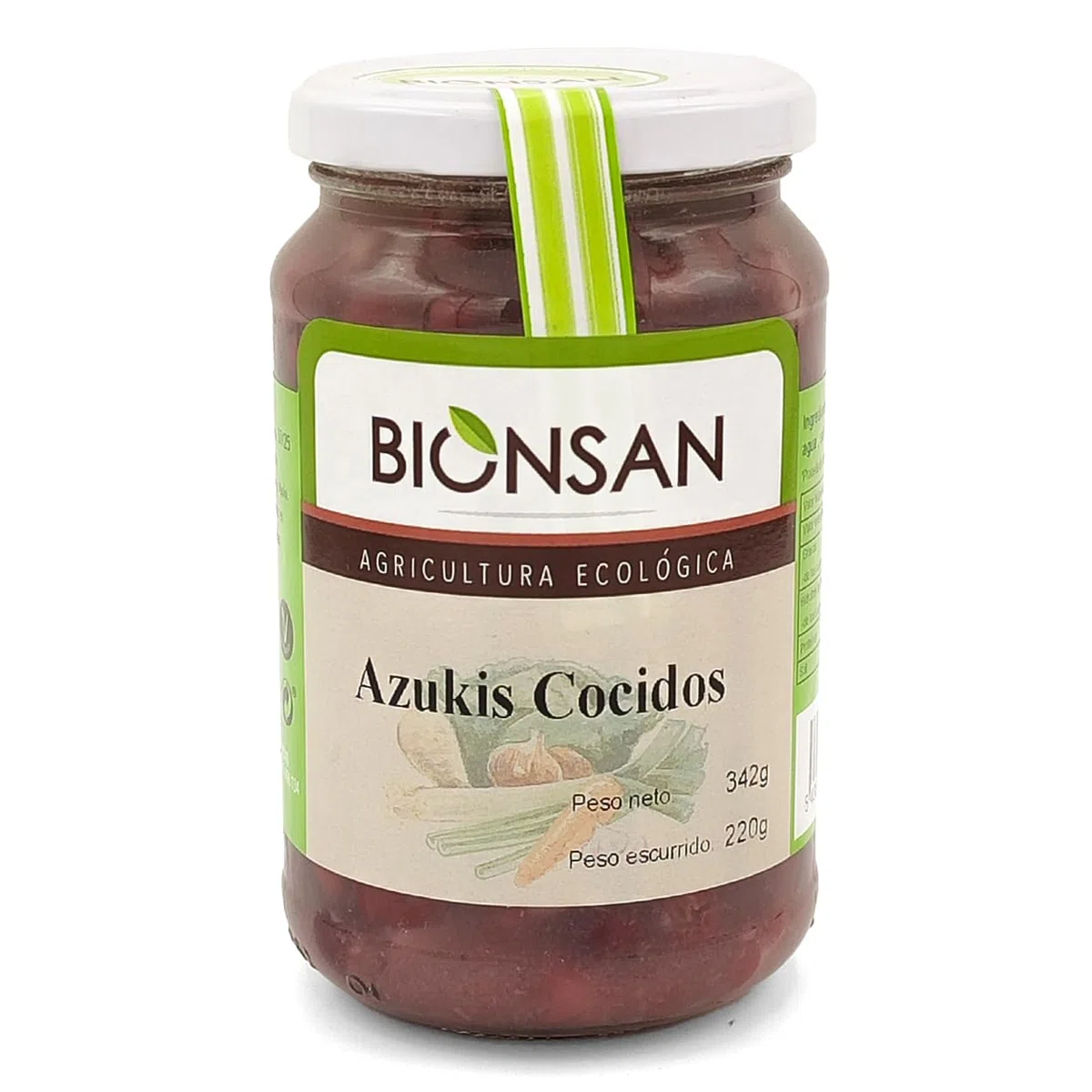 Azukis cocidos ecológicos Bionsan 220 gr | 4 x 220gr