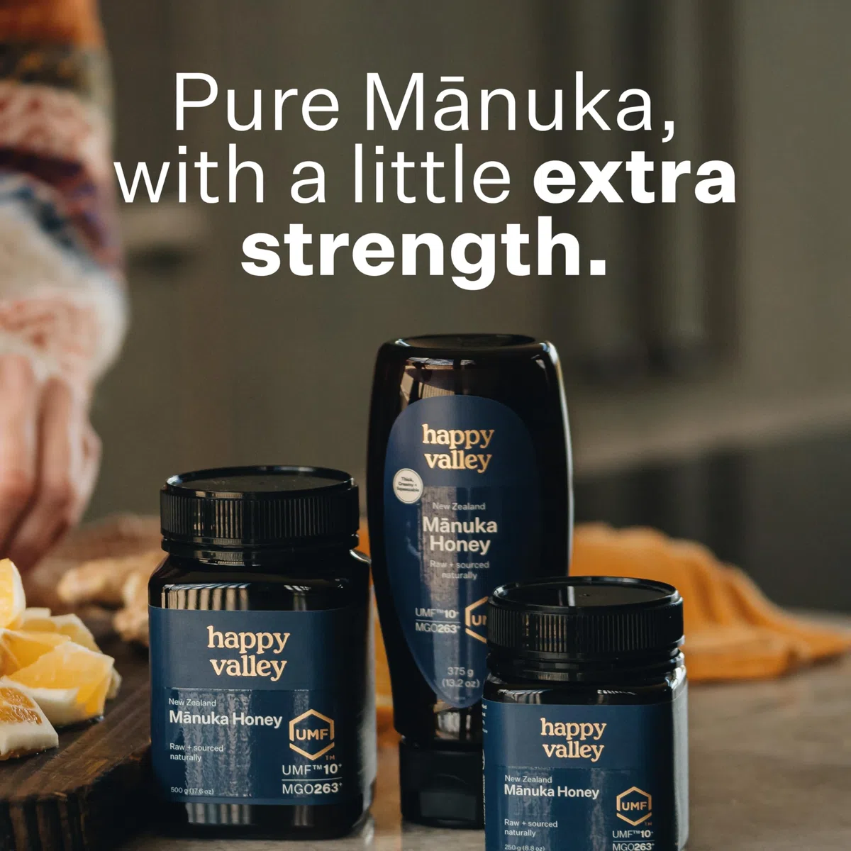 Happy Valley UMF 10+ (MGO 263+), Miel de Manuka - 500g