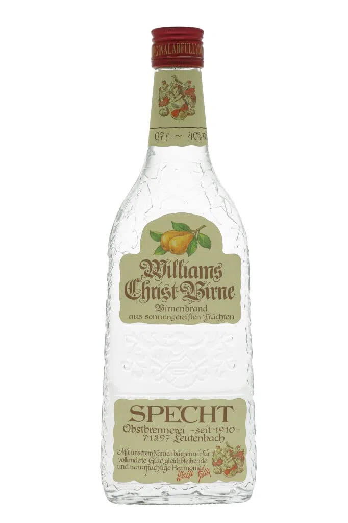 Aguardiente Specht Poire Williams Christ Birne 70cl 40% Alcohol