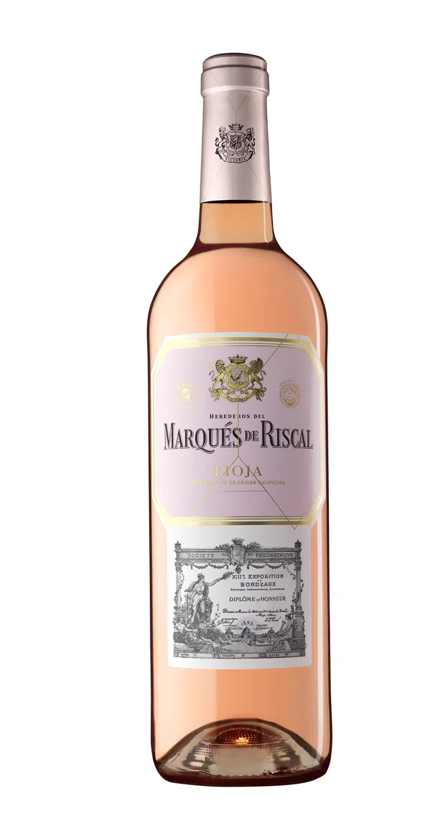 Marqués de Riscal Rosado - Vino Rosado Denominación de Origen Calificada Rioja - Estuche 2 botellas de 750 ml
