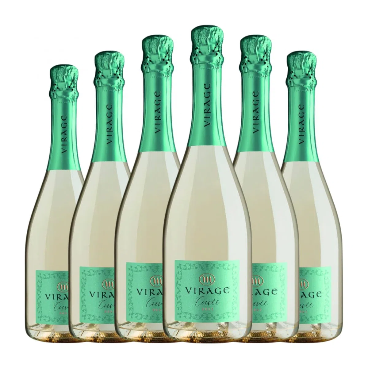Masottina Virage Metodo Italiano Spumante Glera Brut Prosecco 75 cl Espumoso blanco (Caja de 6 Botellas de 75 cl)
