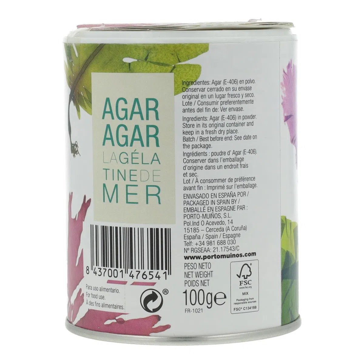 Porto Muiños Agar en Polvo - 200 gr