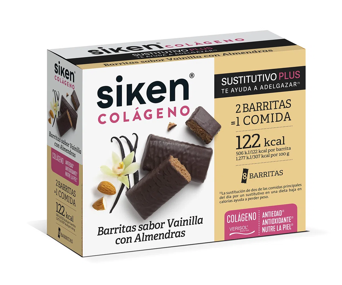 SIKEN SUSTI COLAGENO BARRITA VAINILLA 8U