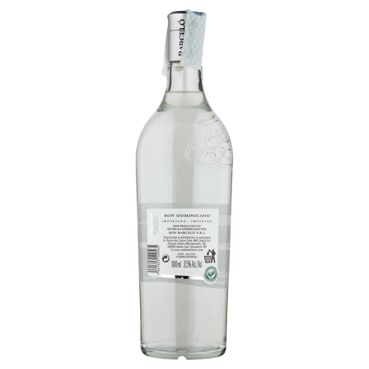 Ron Barceló Blanco, botella de 1000 ml