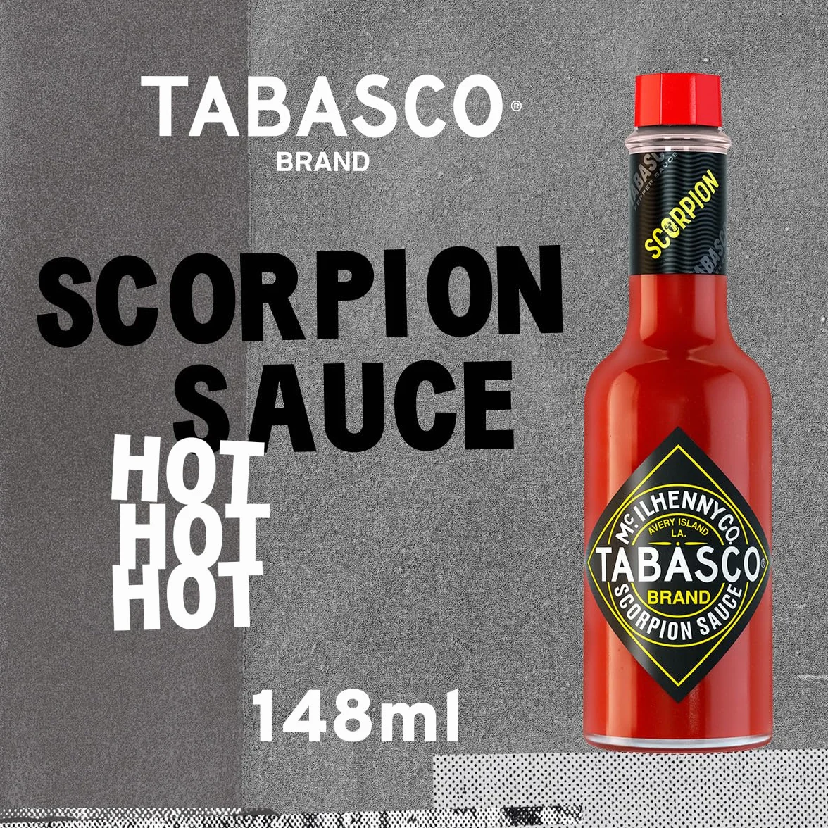 Salsa Picante Extra Fuerte TABASCO Scorpion Pepper Sauce 148 ml