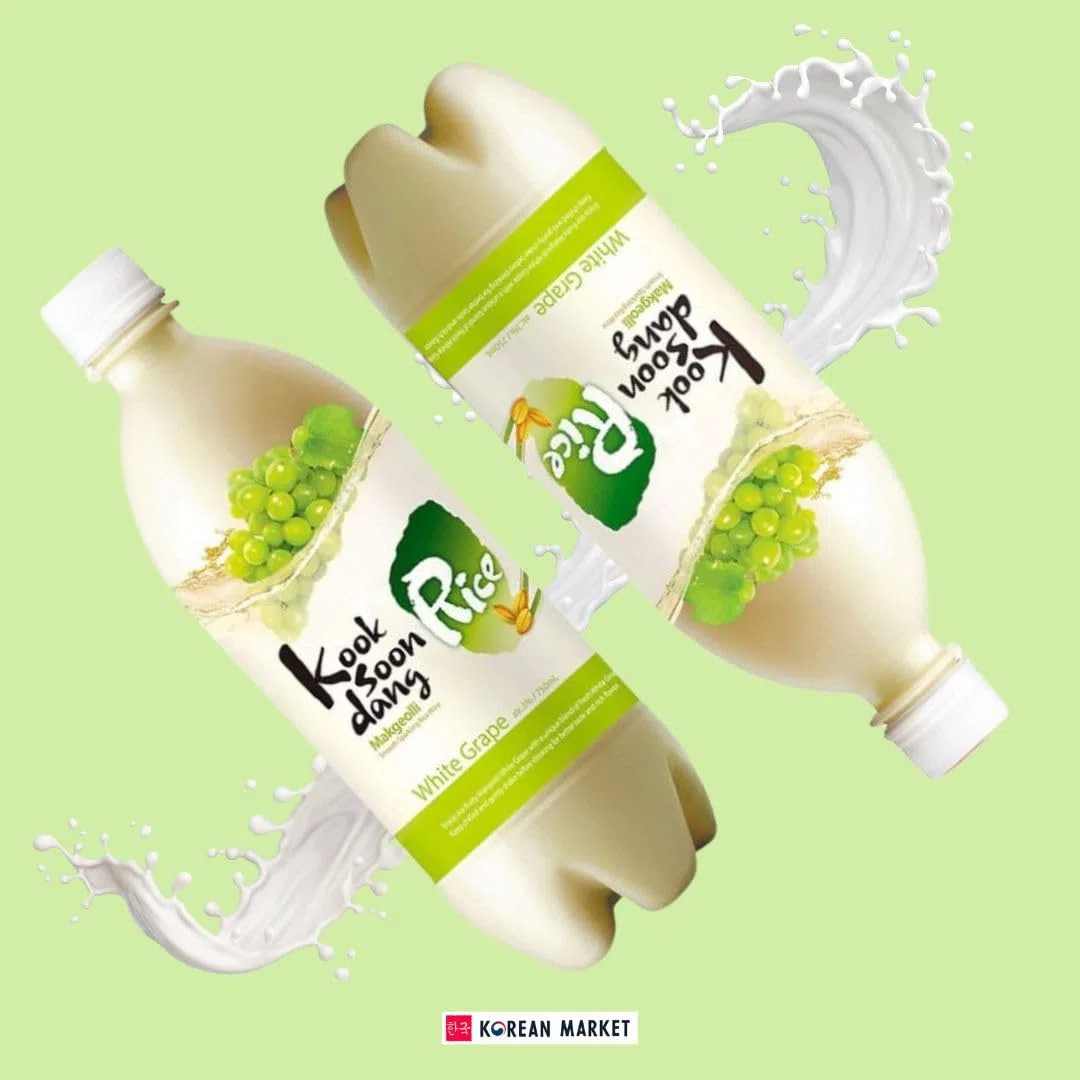 Kook Soon Dang - Makgeolli sabor a Uva Blanca - 750ml. - 3% vol. - (PACK DE 2)