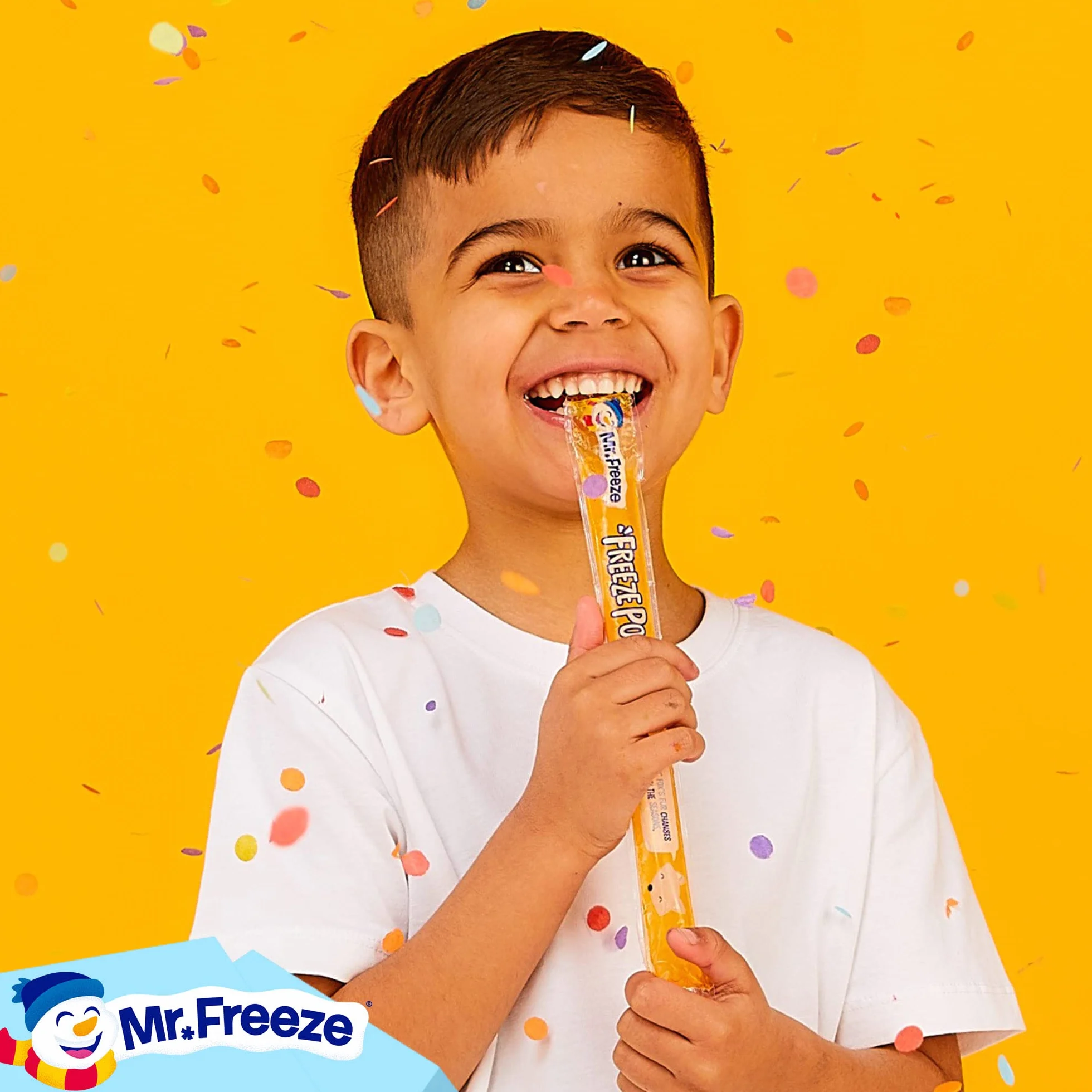 Mr Freeze Ice Pops - Paletas de hielo de sabores surtidos, sin azúcar y aptas para veganos, 20 x 45 ml (paquete de 8)