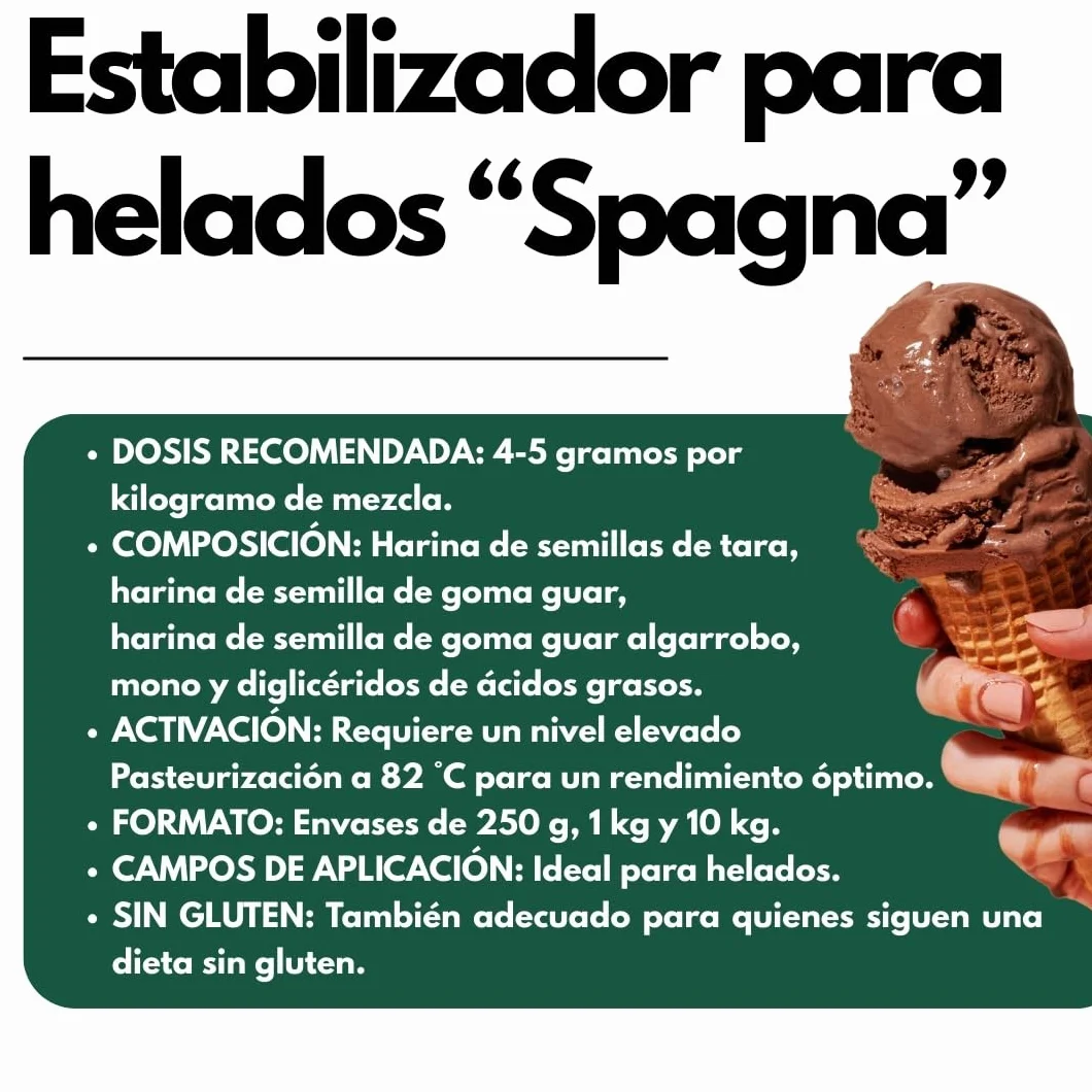 Saporepuro NEUTRO ESTABILIZANTE para helados y sorbetes (S) con emulsionante - 250 GR