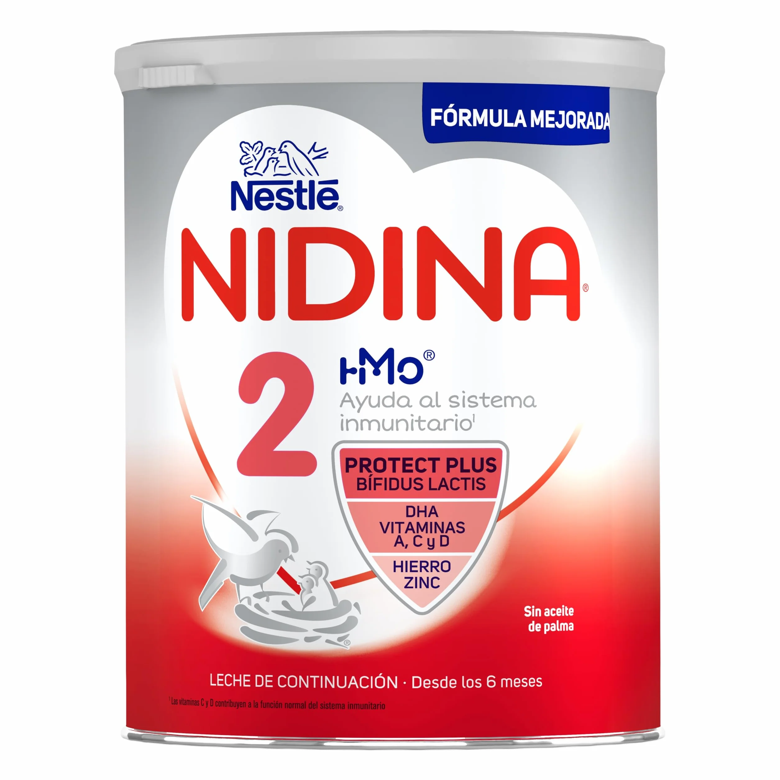 Nestlé NIDINA 2 Leche De Continuación en polvo para bebés 800g