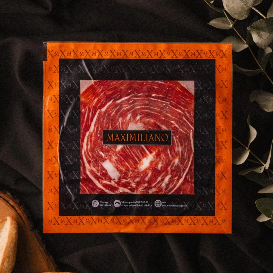 Jamón de Bellota 100% Ibérico Loncheado a Mano 80gr Estuche Curación Lenta 36 Meses
