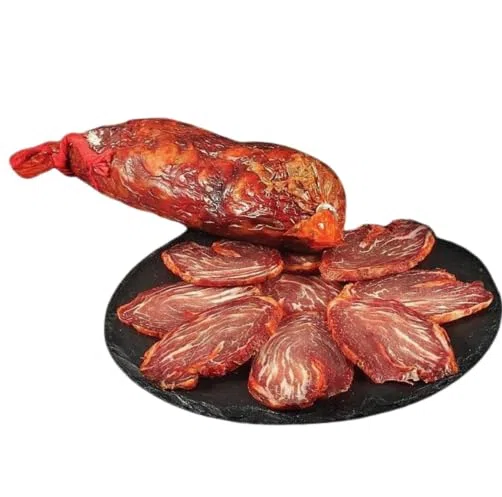 LOTE - CESTA DE NAVIDAD GOURMET PREMIUM Tesoro Gastronómico: Sabores Exquisitos del Lote Ibérico de Bellota.