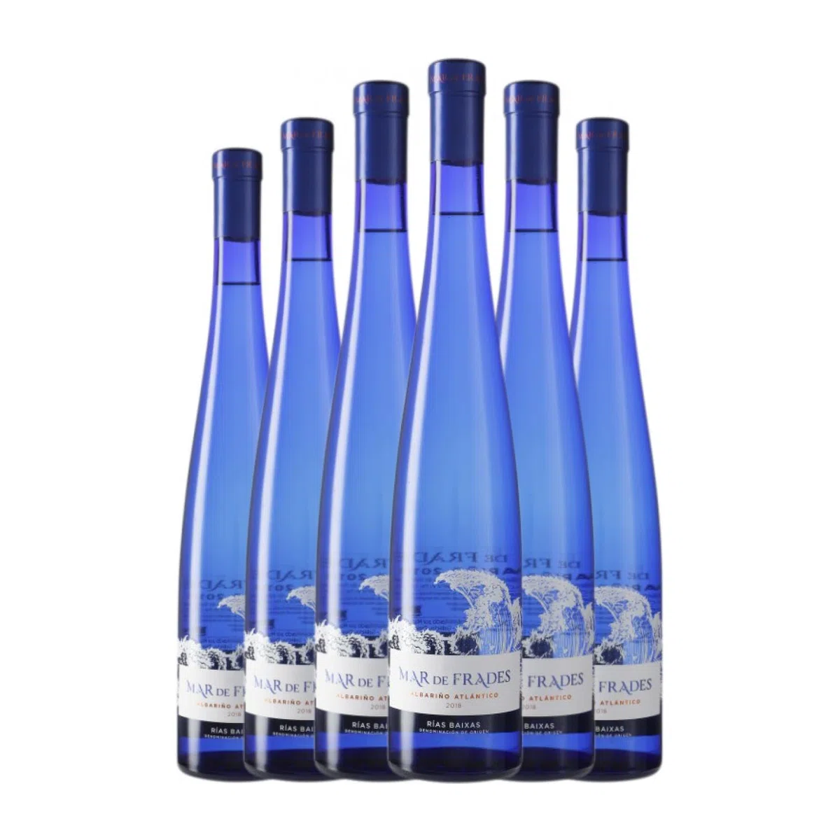 Mar de Frades Albariño Rías Baixas Joven Botella Medium 50 cl Vino blanco (Caja de 6 Botella Medium de 50 cl)