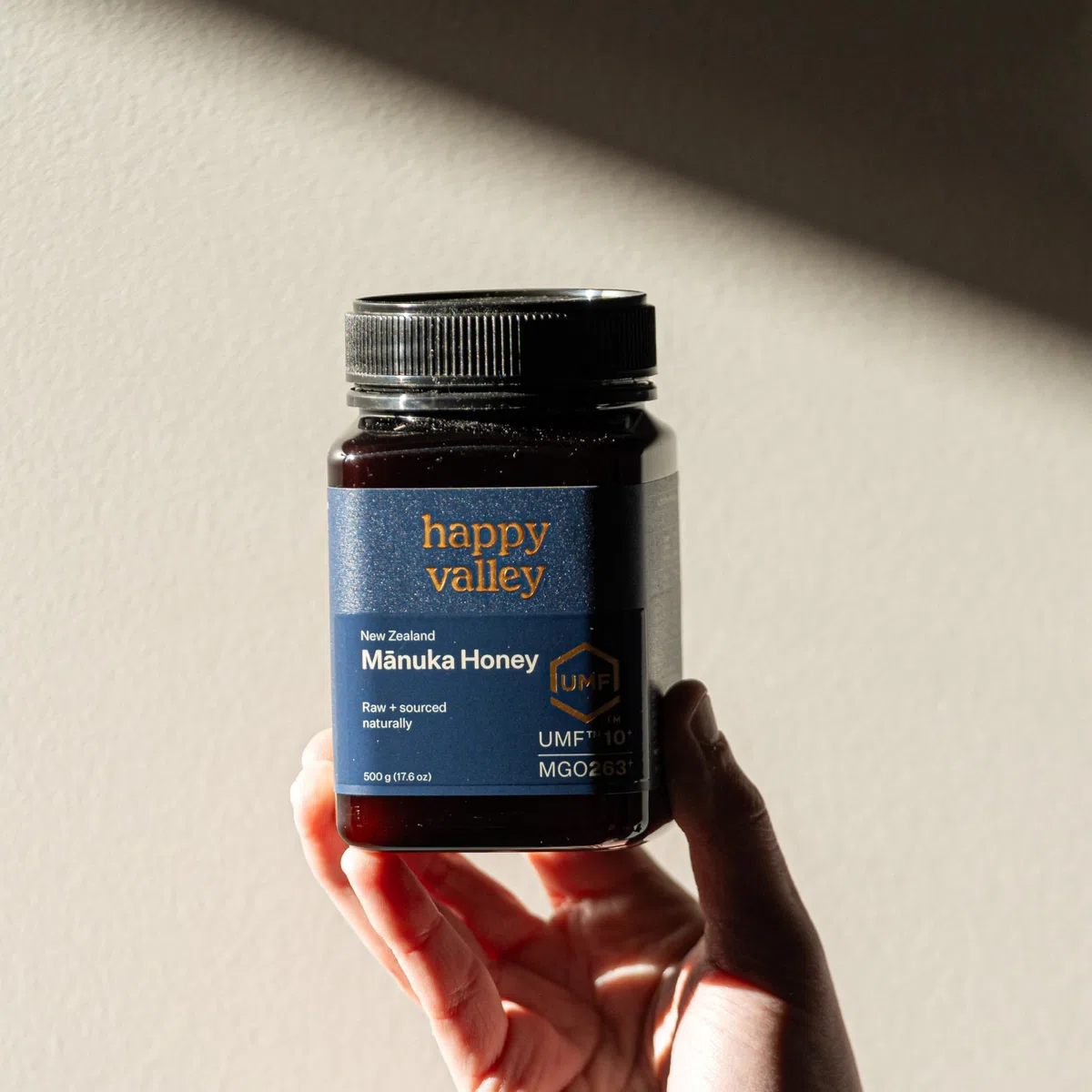 Happy Valley UMF 10+ (MGO 263+), Miel de Manuka - 500g