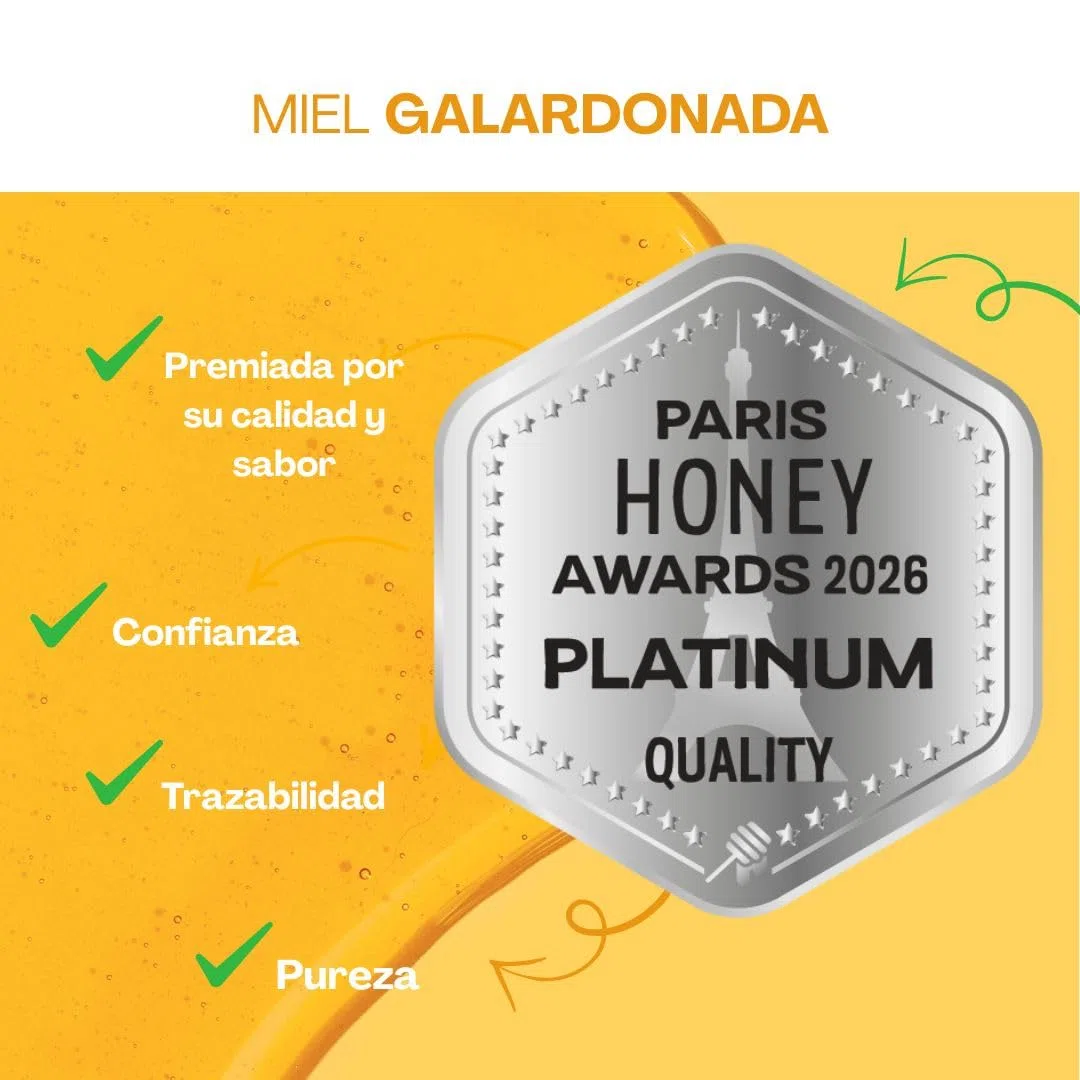 Natural Bee - Premio Platino Paris Awards 2026. Miel de Azahar Pura de Abeja 1kg. Cosecha Propia, Real, Mágica, Cruda sin filtrar, Sin azúcar. Incluye cuchara para miel. 100% Española. Regalo gourmet.