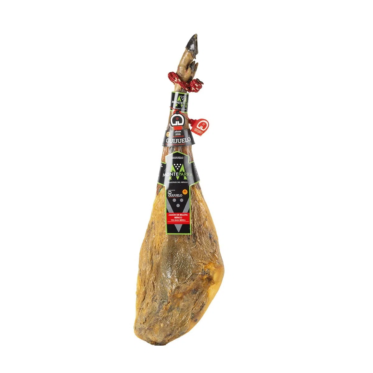 Jamón ibérico de bellota 75% raza ibérica D.O. Guijuelo Monteparra (8 aprox.)