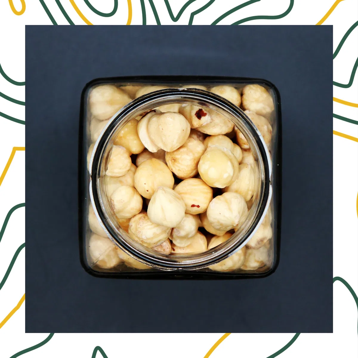 Avellanas IGP ITALIANAS - 200 g - Tostadas - Frutos secos envasados ​​al vacío ricos en vitamina E