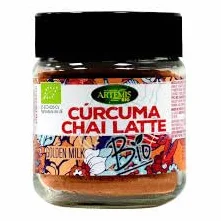 Cúrcuma Chai Latte BIO 2x60g Mezcla de Especias Ayurvédicas Vegana Sin Gluten