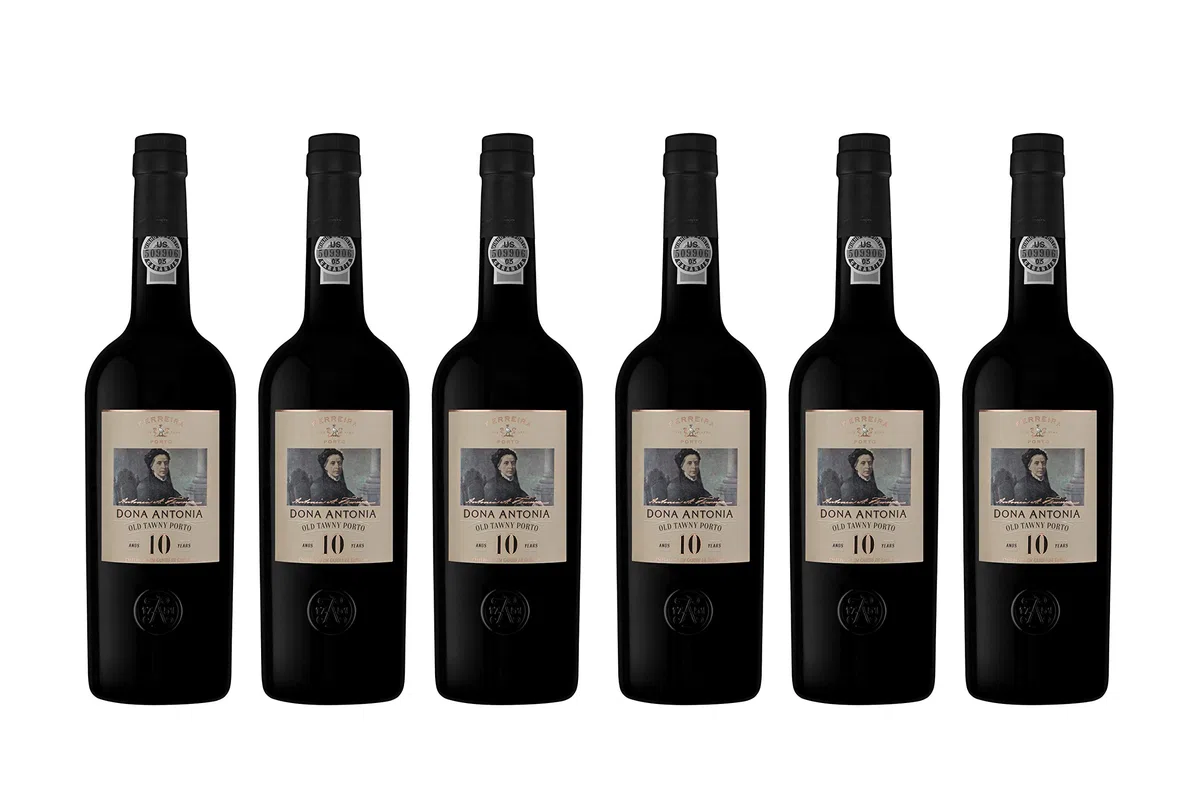 Vino de Oporto Ferreira Quinta Porto 10 años - Vino Fortificado- 6 Botellas