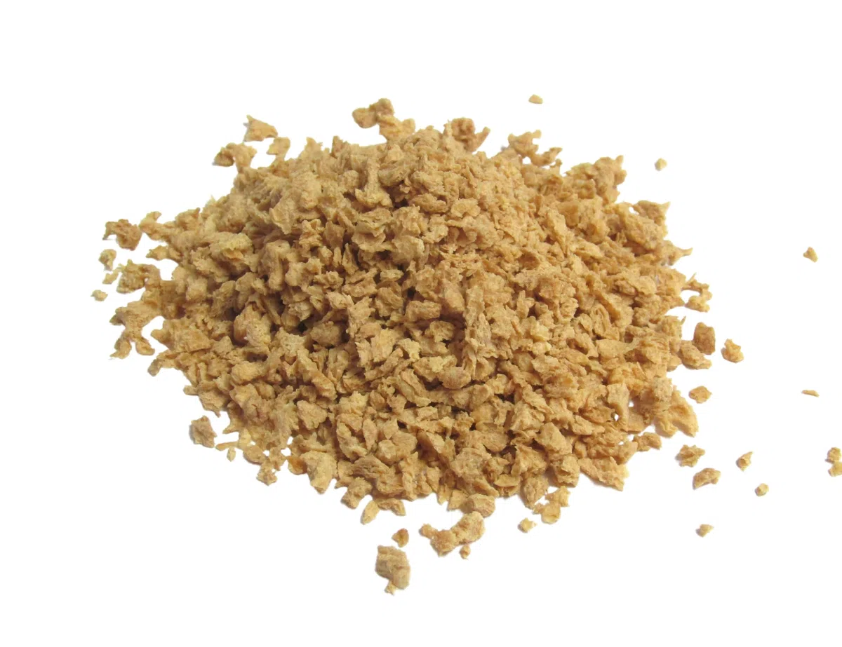 Proteína vegetal texturizada, sustituto de carne picada natural (TVP) (7 libras)