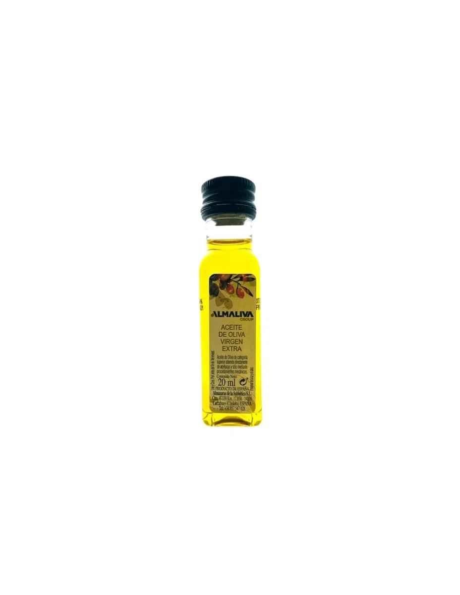ALMAOLIVA Gran Selección | Caja 266 Miniaturas de Aceite de Oliva Virgen Extra Coupage - Botella de Plastico 20 ml