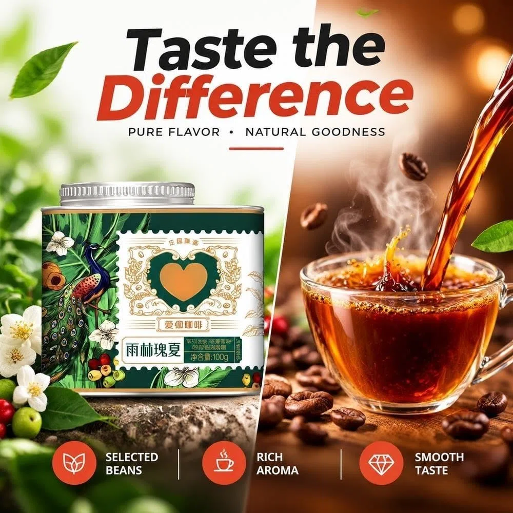 Rainforest Gesha for verter sobre café 100g