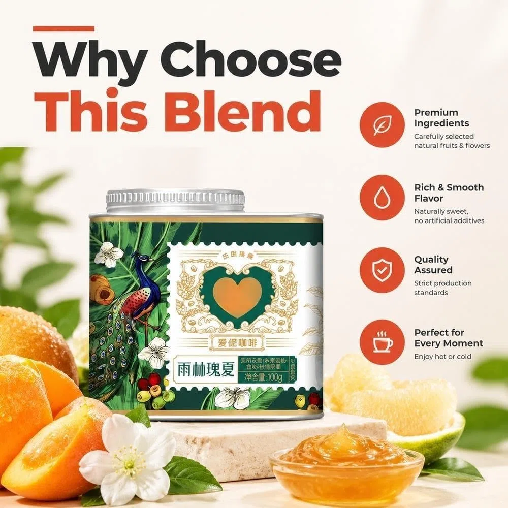 Rainforest Gesha for verter sobre café 100g