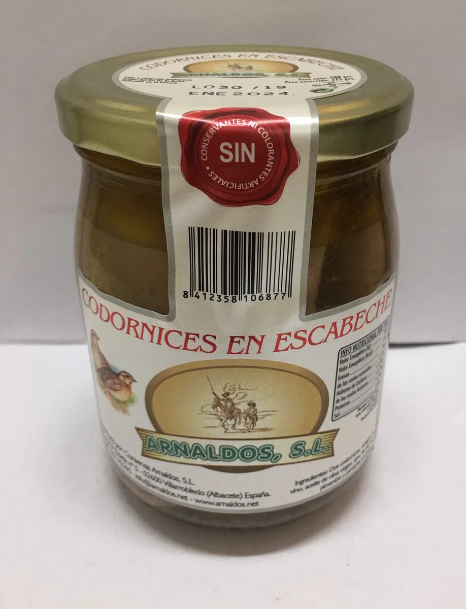 Codornices en Escabeche 580 grs