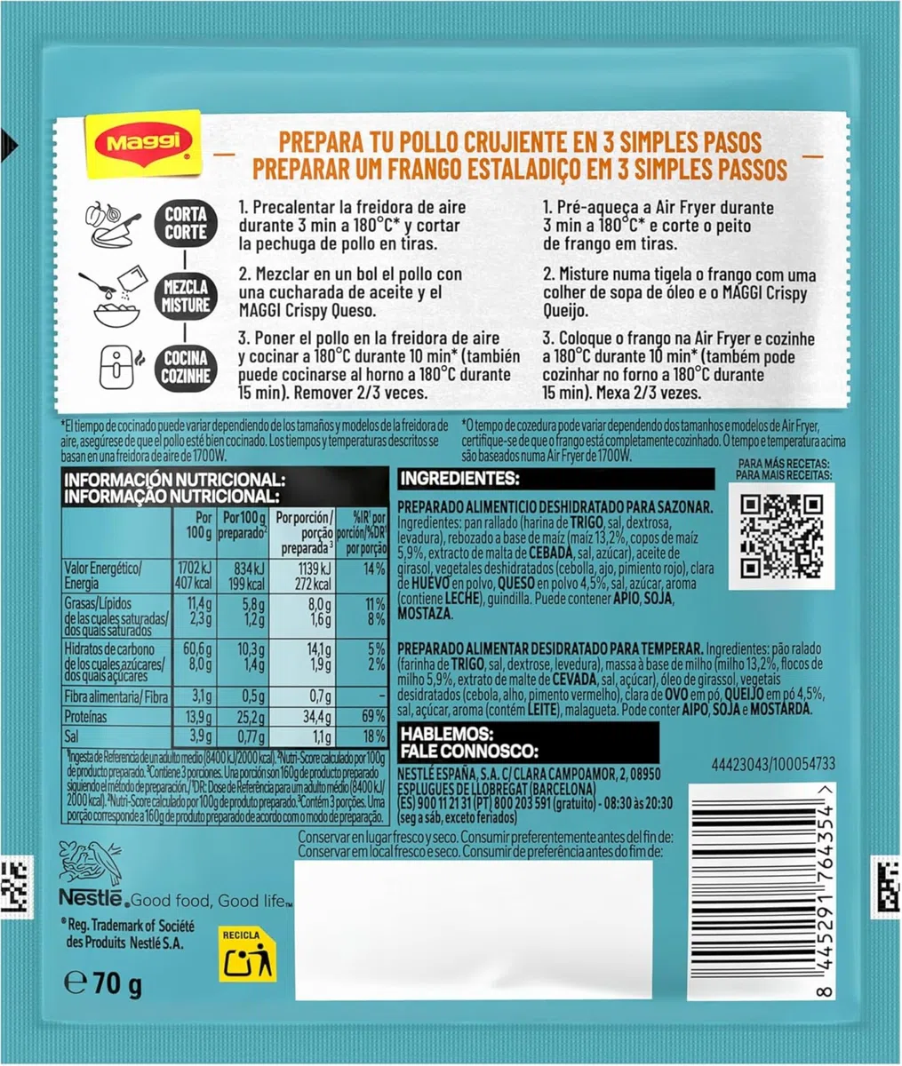 MAGGI Air Fryer Queso Crispy 12x70g