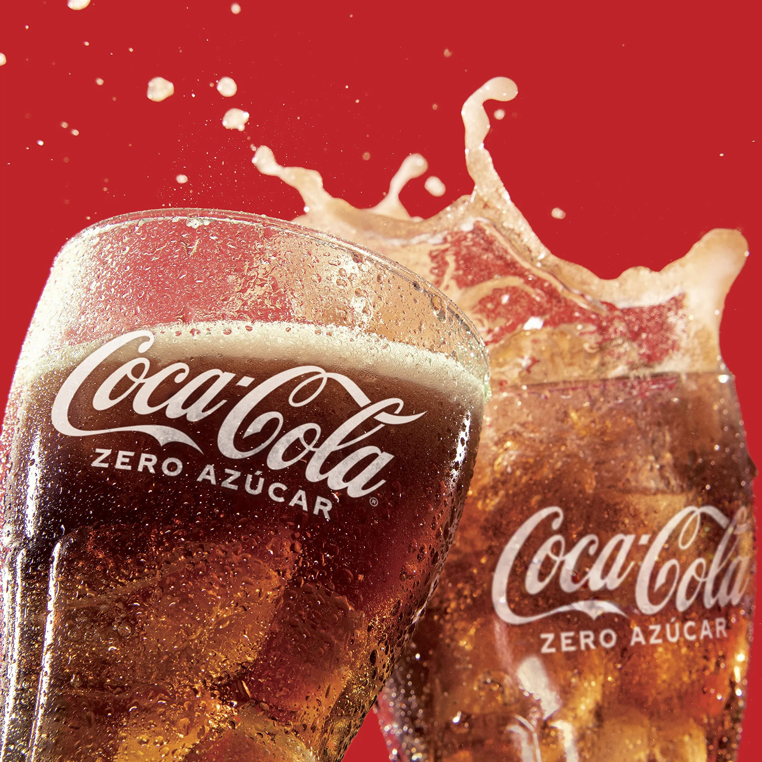 Coca-Cola Zero Azúcar, Refresco de Cola sin Azúcar, Bajo en Calorías -Pack 12 Latas de 500 ml